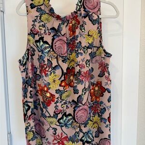 Halogen Multicolor Floral Top- XL